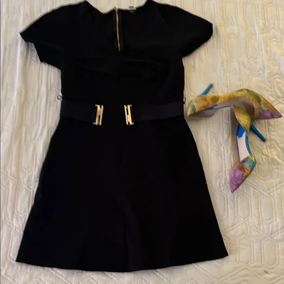 slim fit dress slacks Ann Taylor LOFT Navy Floral Embroidered Long Sleeve Dress  SilkRoll